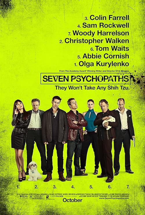 دانلود فیلم Seven Psychopaths 2012 ( هفت روانی ۲۰۱۲ ) با زیرنویس فارسی چسبیده