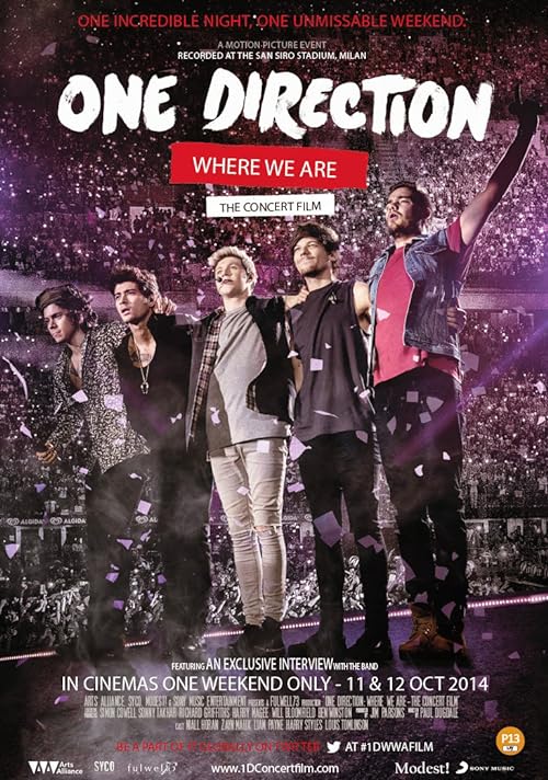 دانلود مستند One Direction: Where We Are – The Concert Film 2014 ( وان دایرکشن: جایی که ما هستیم – فیلم کنسرت )